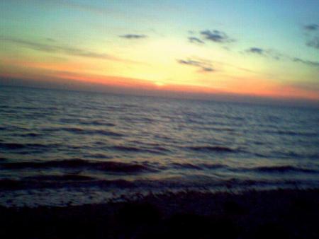 Coucher de soleil a l ile de r�