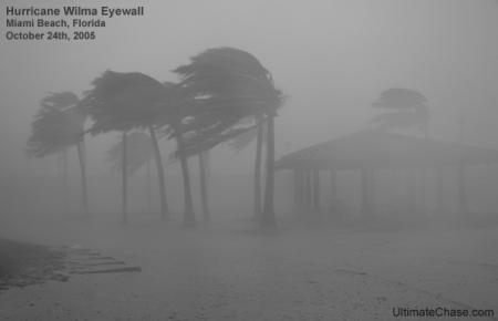OURAGAN WILMA A MIAMI BEACH