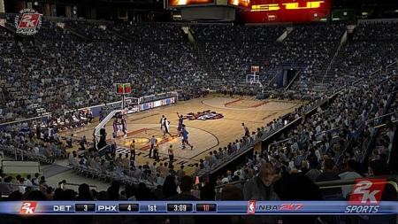 PREMIERE IMAGE DE NBA 2K7 SUR XBOX 360