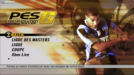 Screeshot pes6 sur xbox 360
